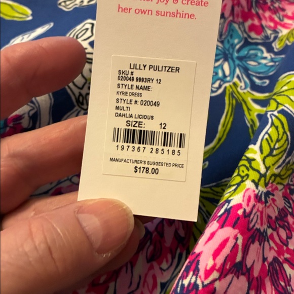 Lilly Pultizer Kyrie  Sheath Dress * Multi Dahlia Lucious* Sold Out @ Lilly - Picture 8 of 8